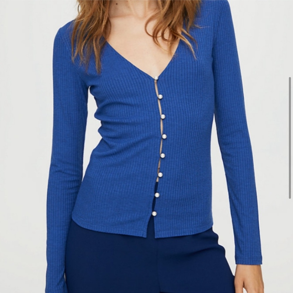 Wilfred Ribbed Button-Up Shirt (Hot Pink)